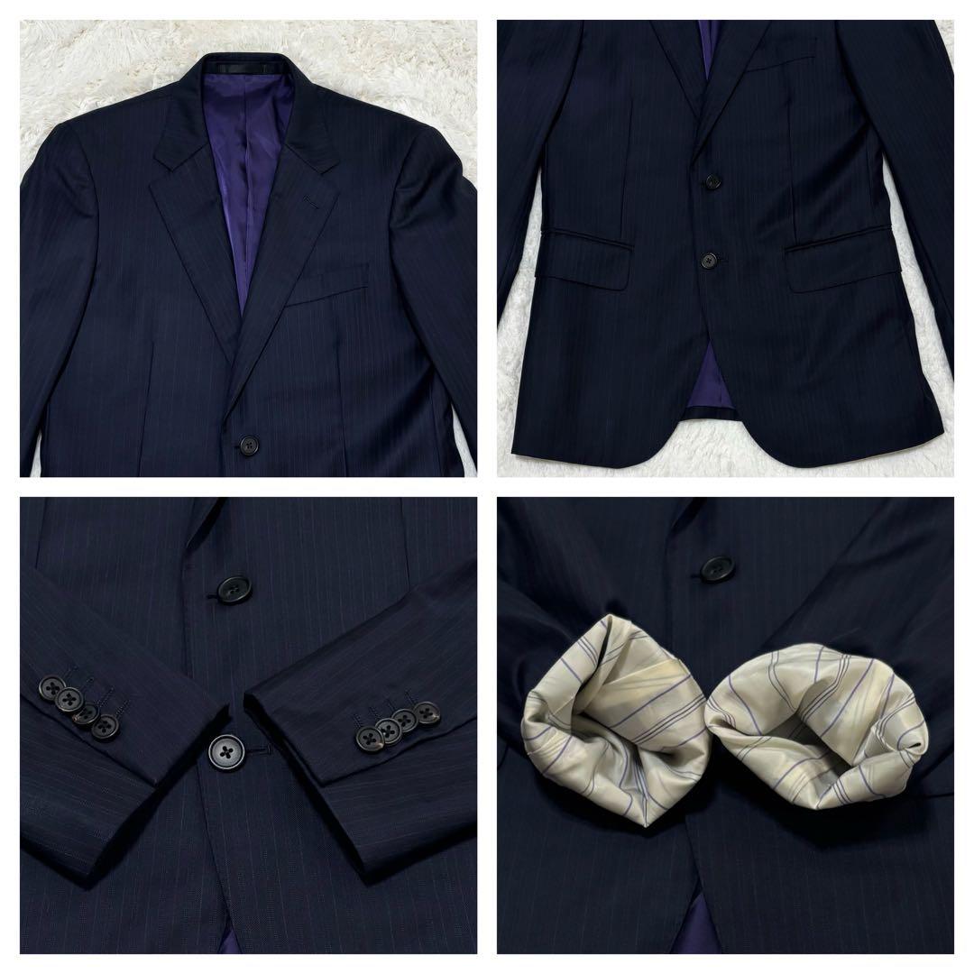 【美品】ポールスミス　スーツ　セットアップ　　ロロピアーナ　M寸　シルク混