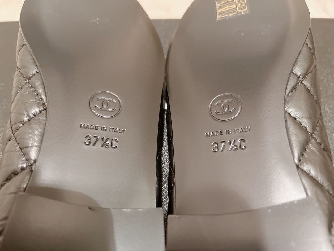 【新品未使用】正規品CHANEL バレエシューズ ブラック