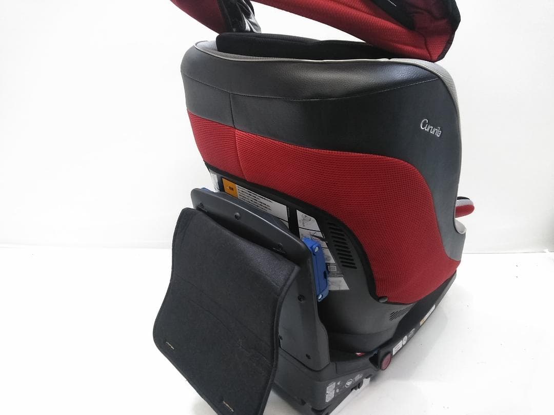 アップリカ チャイルドシート クルリラ isofix モアレレッド △