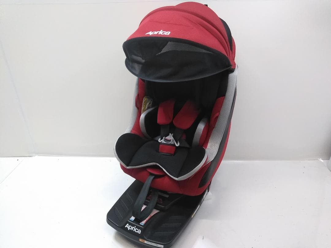 アップリカ チャイルドシート クルリラ isofix モアレレッド △