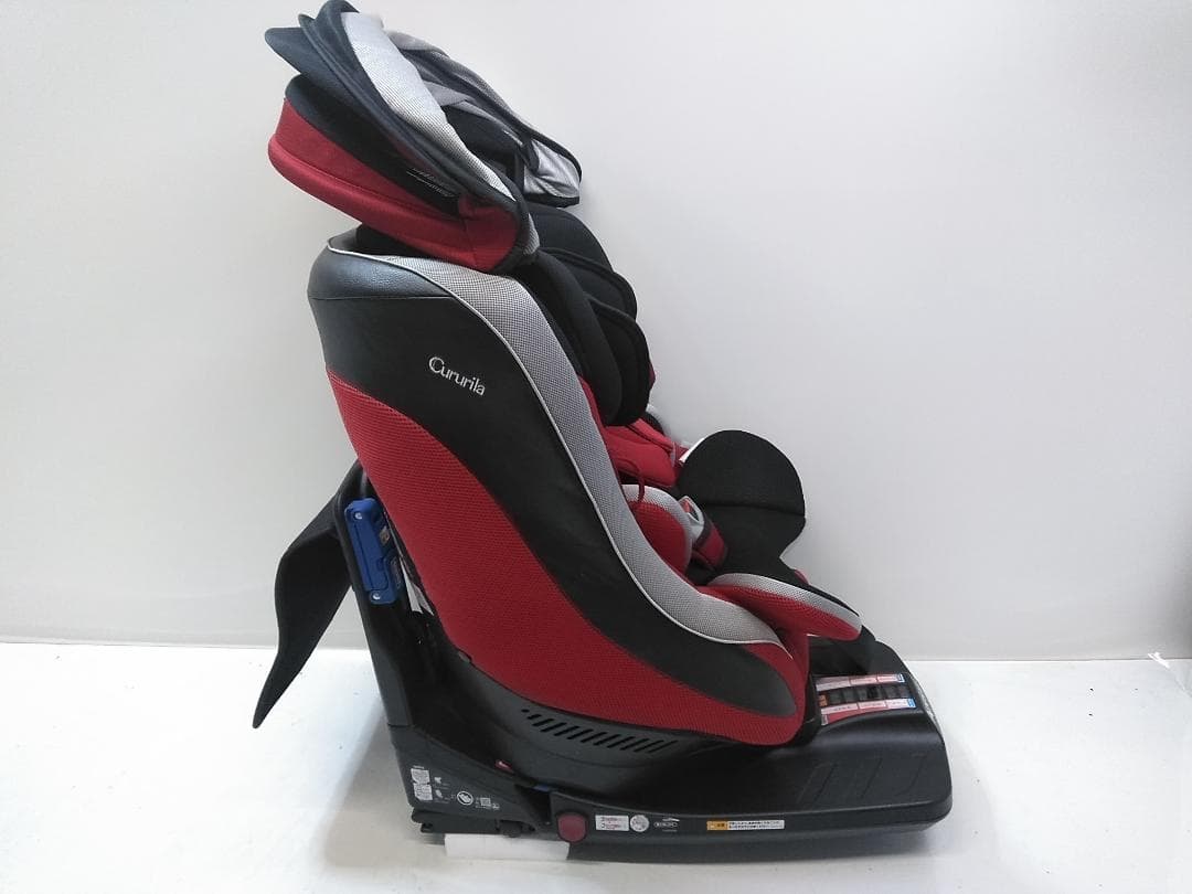 アップリカ チャイルドシート クルリラ isofix モアレレッド △