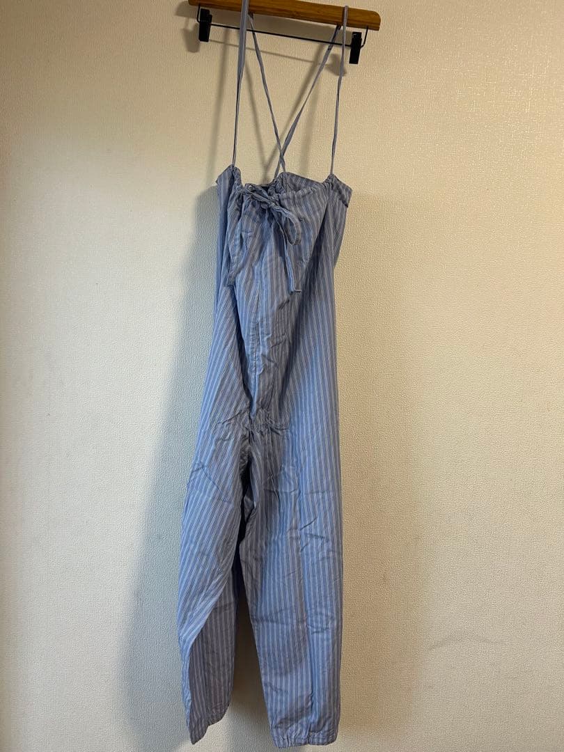 nest RobeIt's ME コットンストライプバルーンサロペット