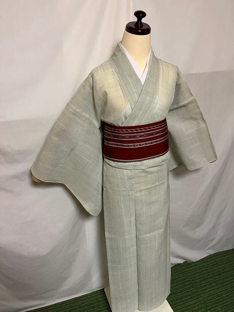 【逸品】●新潟県伝統工芸品●【小千谷縮】●麻●草木染●紬●盛夏