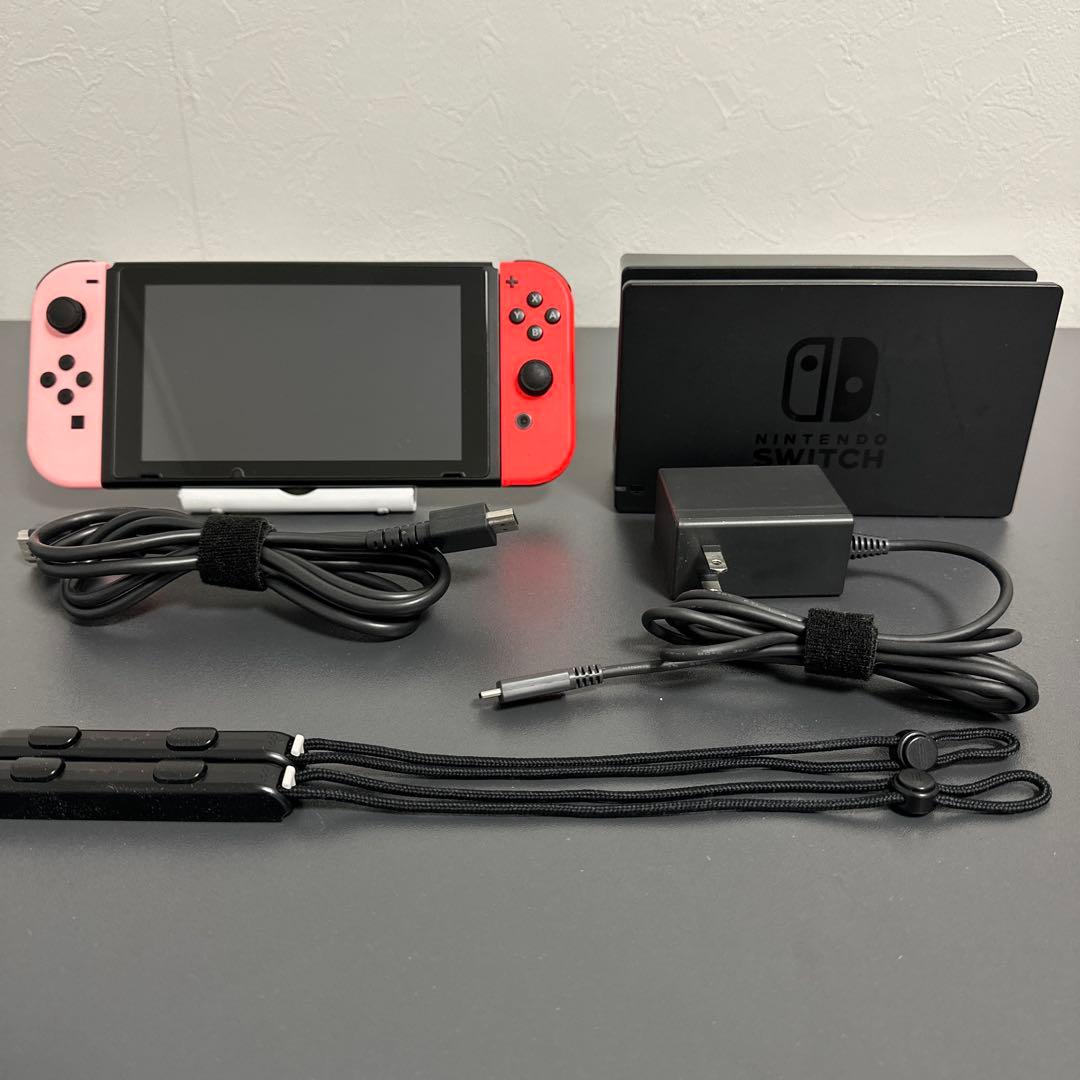 【訳あり】Nintendo Switch 本体 任天堂 スイッチ 赤/青