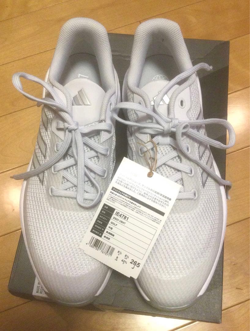 adidas ゴルフシューズ 新品 26.5cm ZG VENT 白