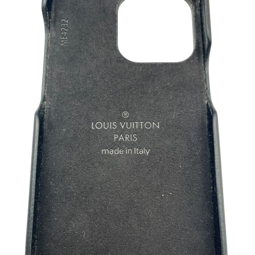 【極美品】ルイヴィトン　iphoneケース　14 Promax　モノグラム　黒