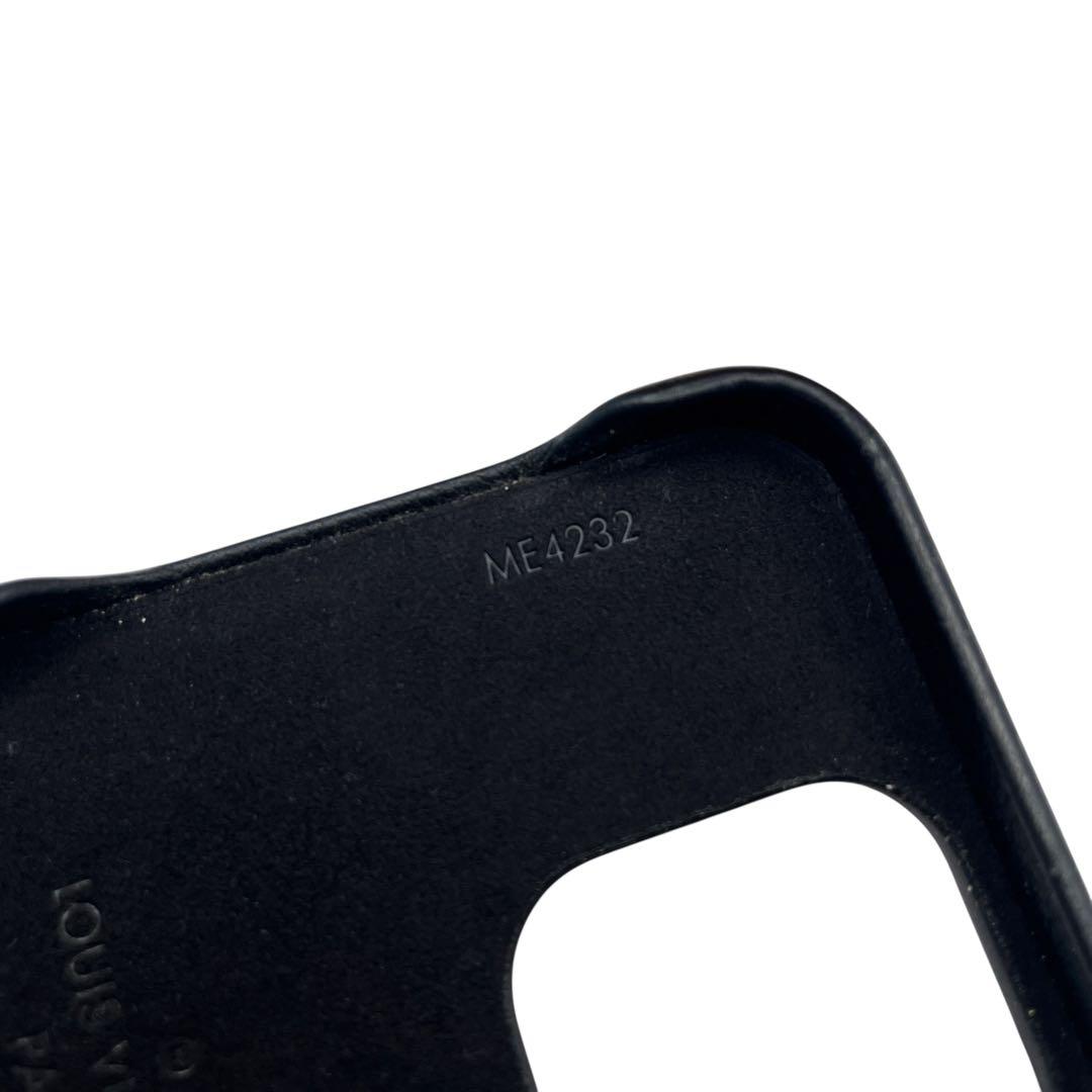 【極美品】ルイヴィトン　iphoneケース　14 Promax　モノグラム　黒