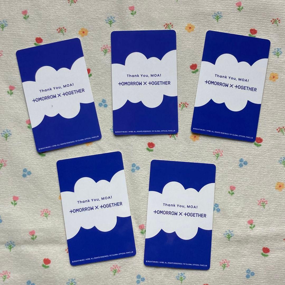 TXT クイズ HAPPY TOGETHER トレカ MOA 5枚