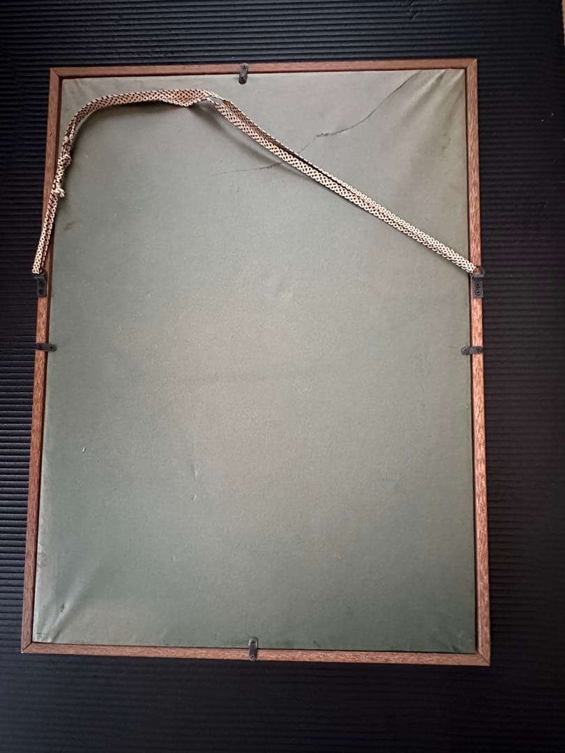 棟方志功　版画　額付き