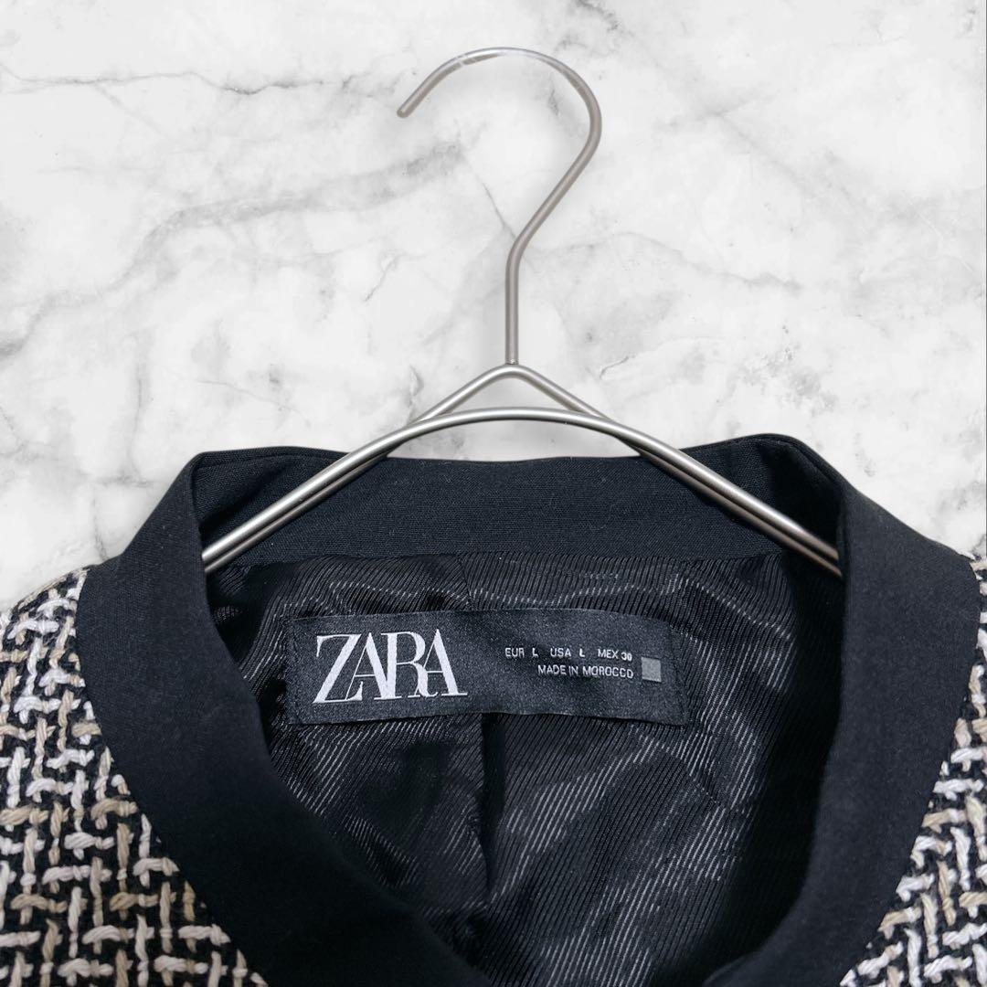 ✨Roooi♡ ✨ZARA リボンディテール テクスチャージャケット