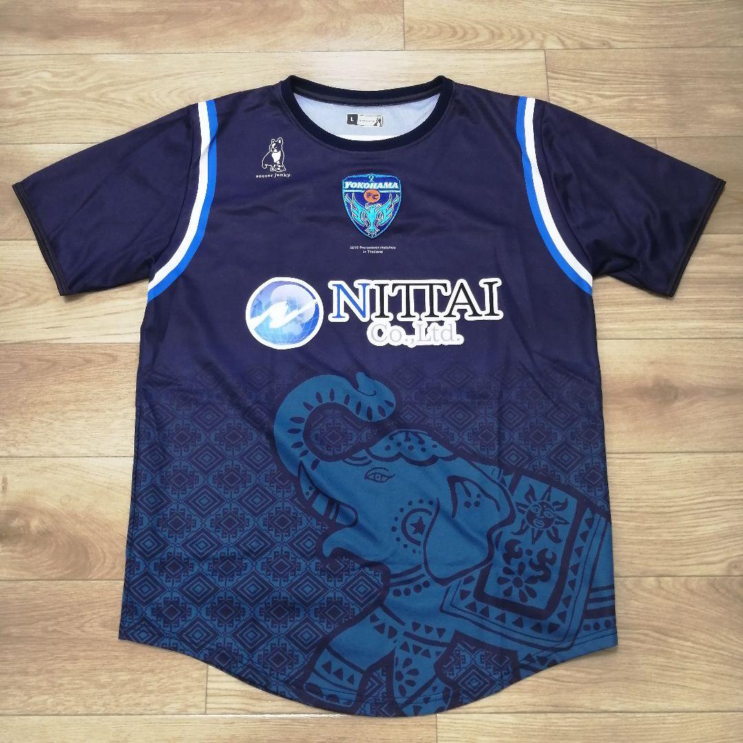 【値下げしました】美品 横浜FC 2015年プレシーズンマッチ ユニフォーム