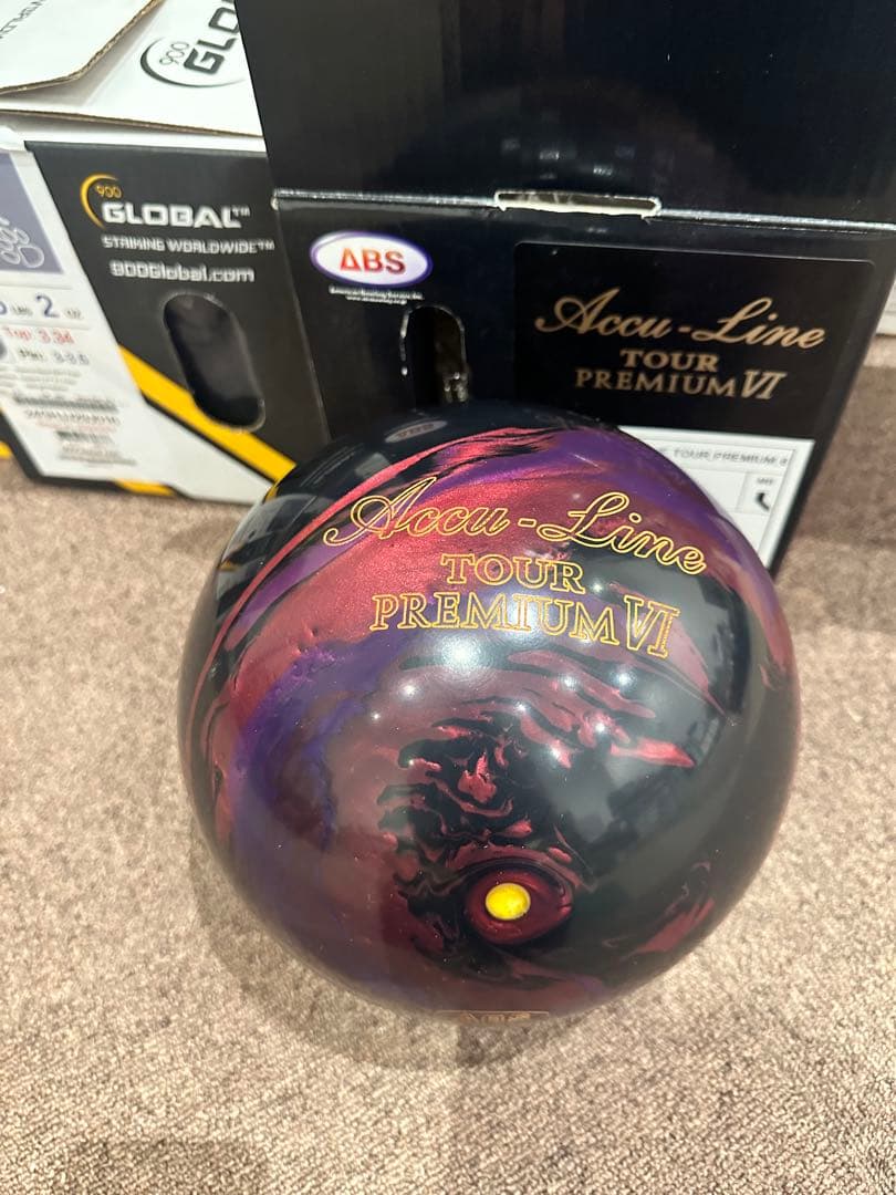 【新品】ツアープレミアム6 ナノデス15ポンド ボウリングボール