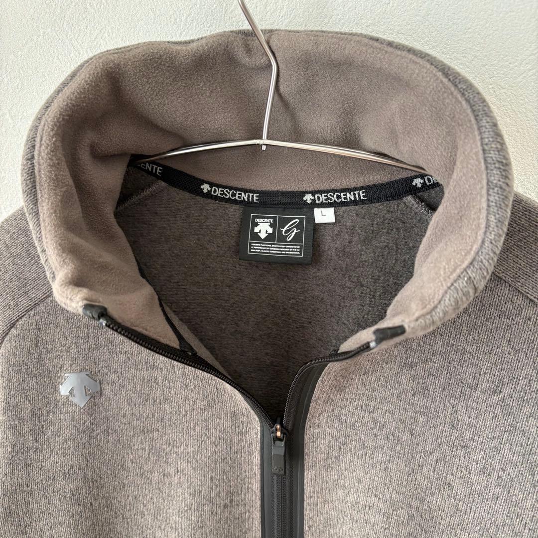 美品 DESCENTE GOLF ハーフジップニット×フリースプルオーバー
