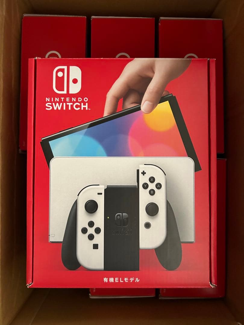 新品未使用品 二ンテンドースイッチ Switch本体有機EL 5台