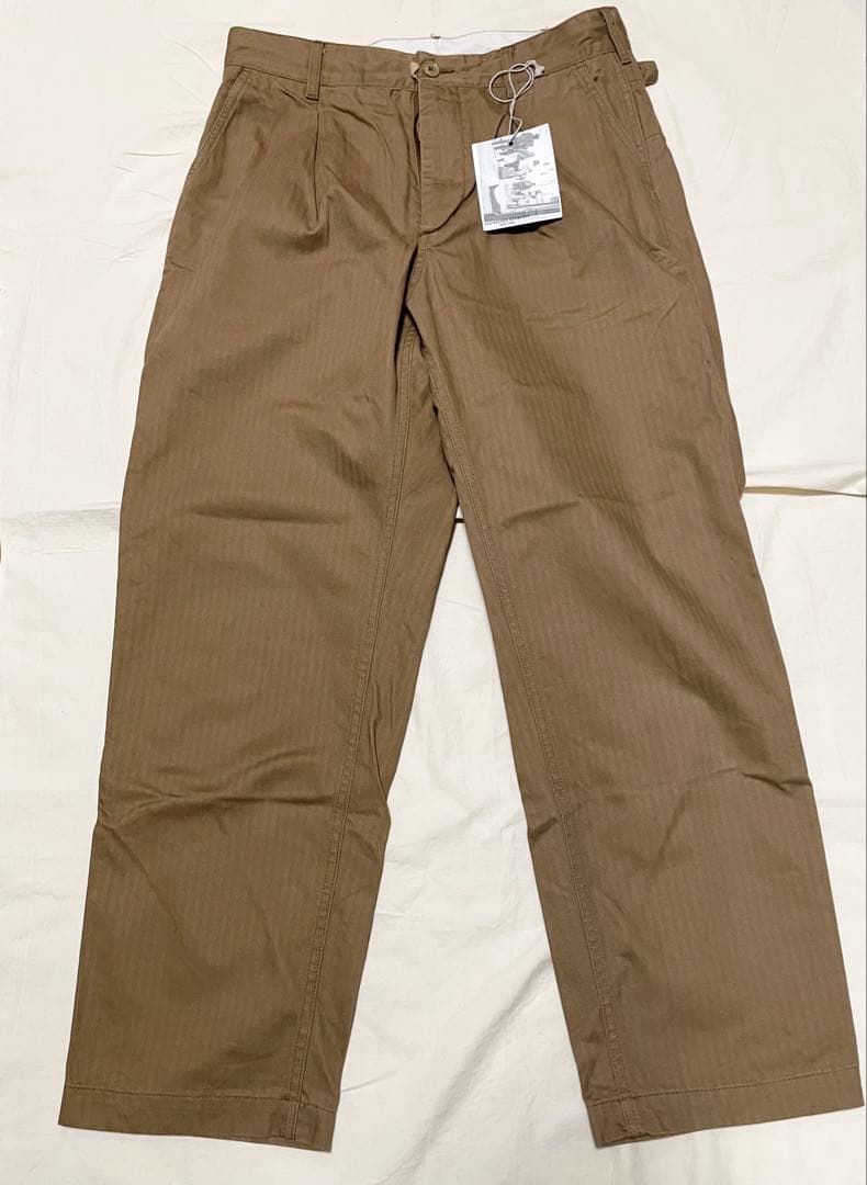 【新品】エンジニアードガーメンツ パンツ　カーキ　S