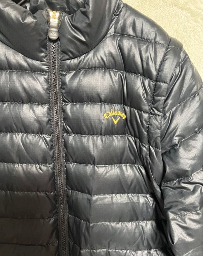 callaway ダウンジャケット2way 大きいサイズ　ゴルフウェア　黒