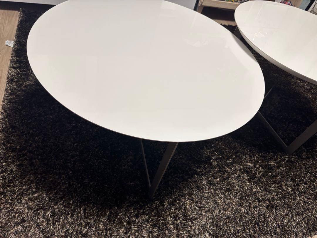 Yu-chan様　PamounaリビングテーブルTU パールホワイト　大