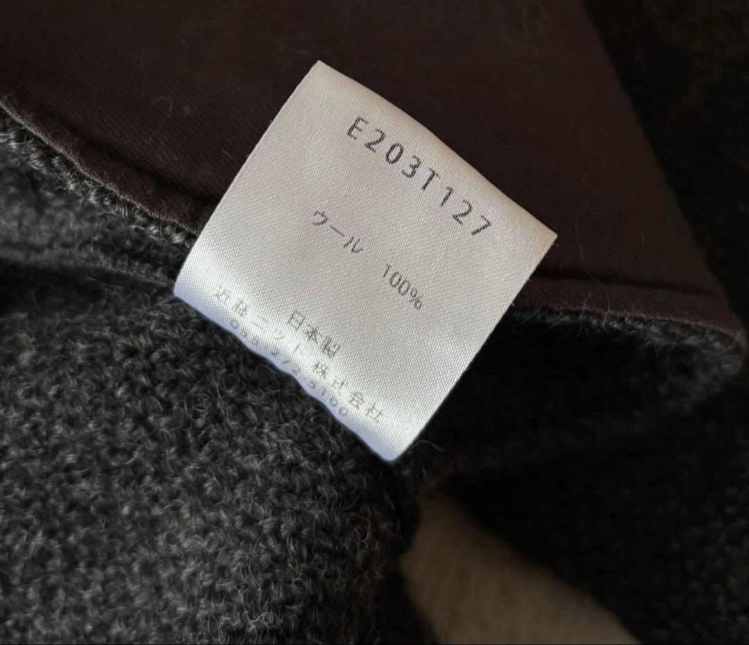 evam eva ウール ローブコート ワイドシルエット ユニセックス