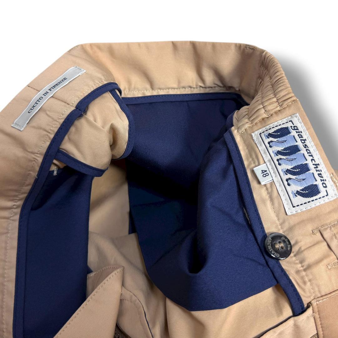 J7076未使用ジャブスアルキヴィオマサッチョエアリテクノコットン永クリースPT