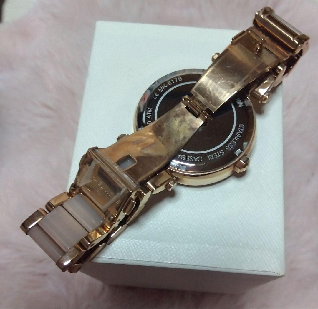 MICHAEL KORS 腕時計 ピンク×ゴールド！2回の使用！美品！