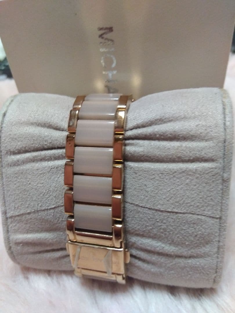 MICHAEL KORS 腕時計 ピンク×ゴールド！2回の使用！美品！