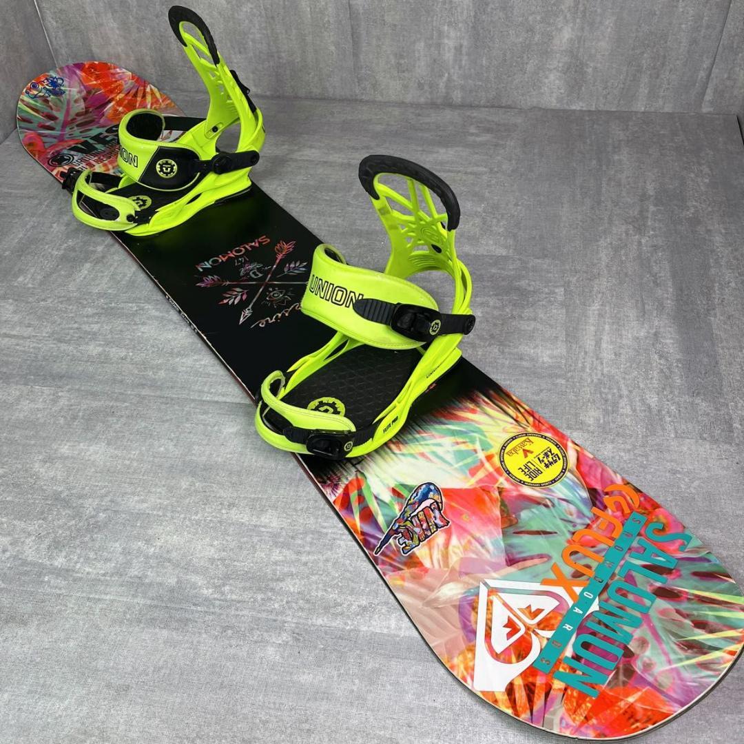 サロモン DESIRE 147cm スノーボード と ジュニアセット 2組まとめ