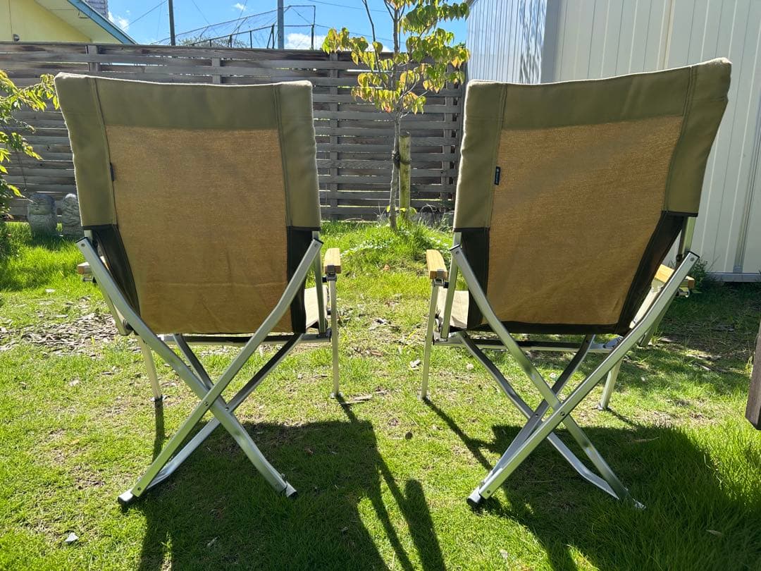 スノーピーク チェア2脚セット　クッション付き