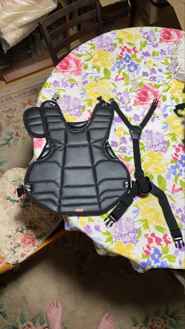 キャッチャー用プロテクター JB8.8 大人用 黒