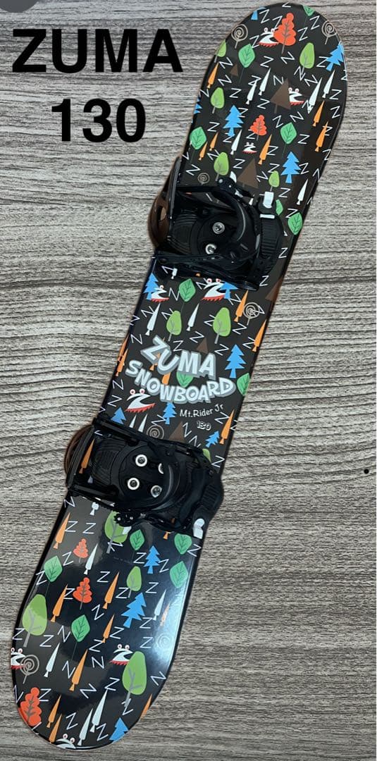 スノーボード Zuma Mt. Rider Jr. + ビンディングこども130