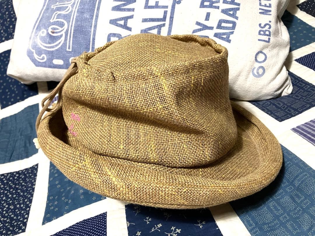 45R パトアシュ　pate a Chou リネンラミーハット