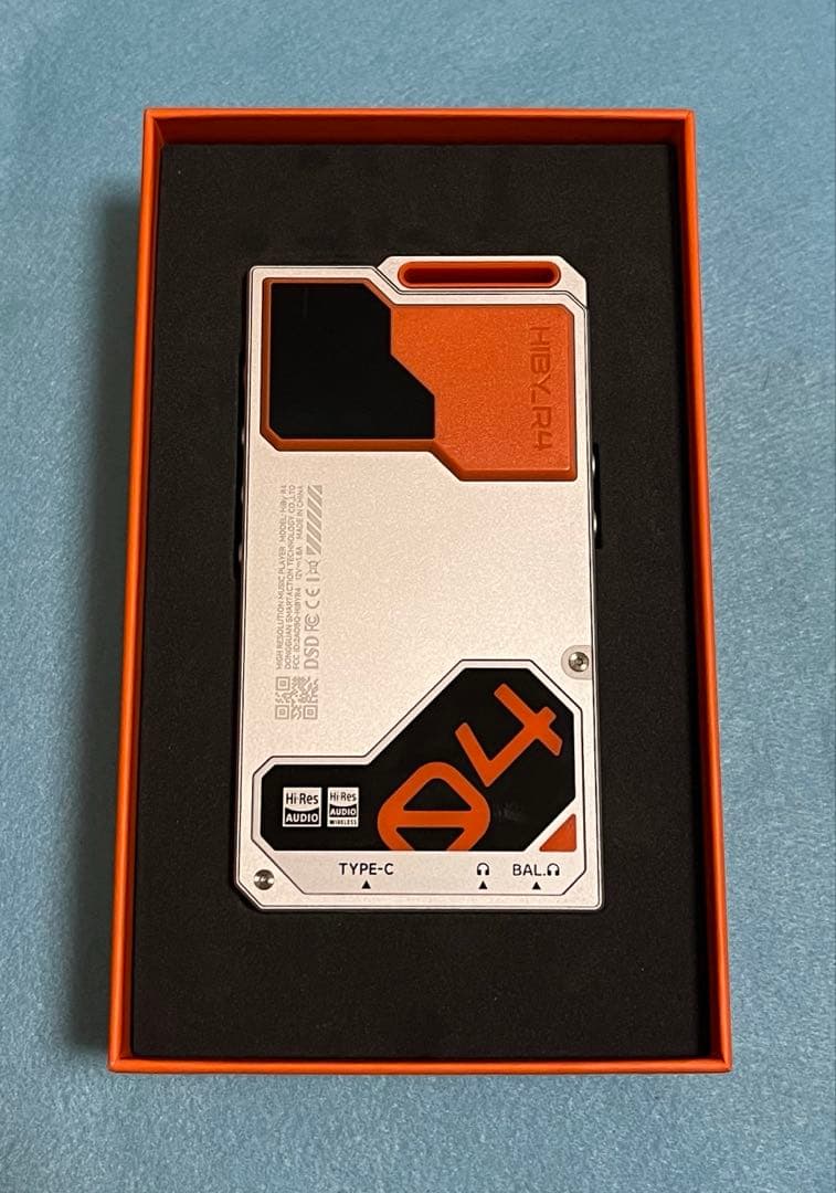 モチキ！付属品完備！HiBy R4 Android DAP