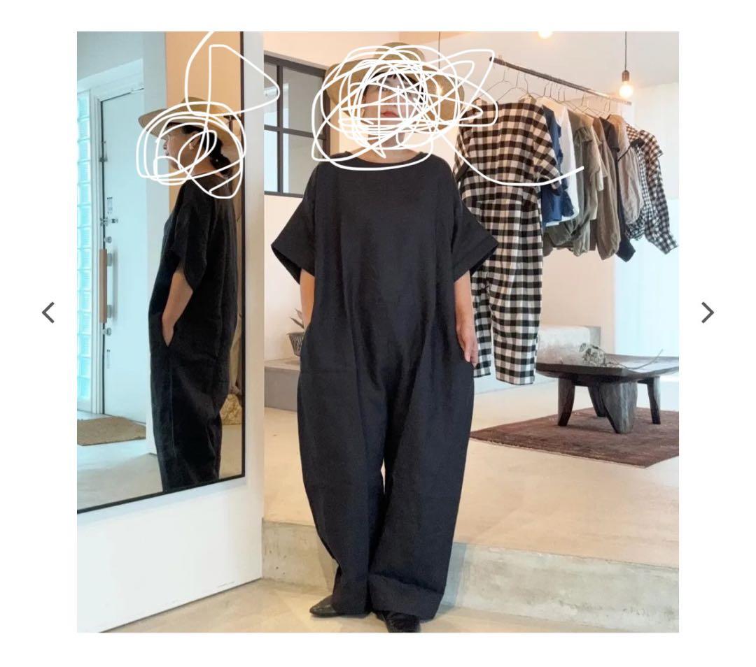 赤　長袖　オールインワン　ジャンプスーツ　ito fukuoka 作家　新品