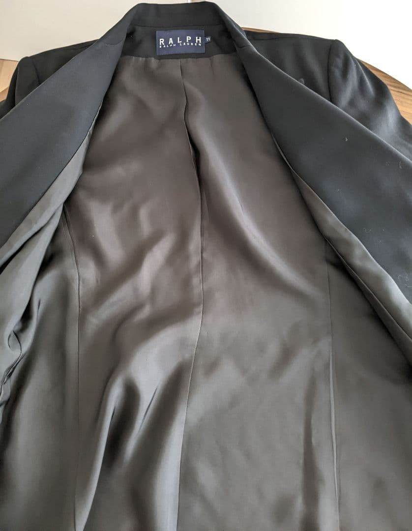 Ralph Lauren ラルフローレン　ダブルブレスト　ジャケット　黒　11号