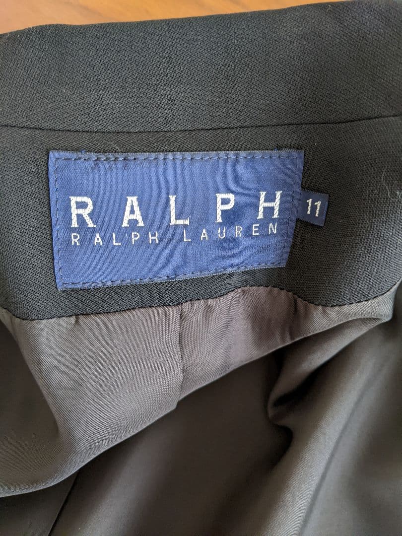 Ralph Lauren ラルフローレン　ダブルブレスト　ジャケット　黒　11号