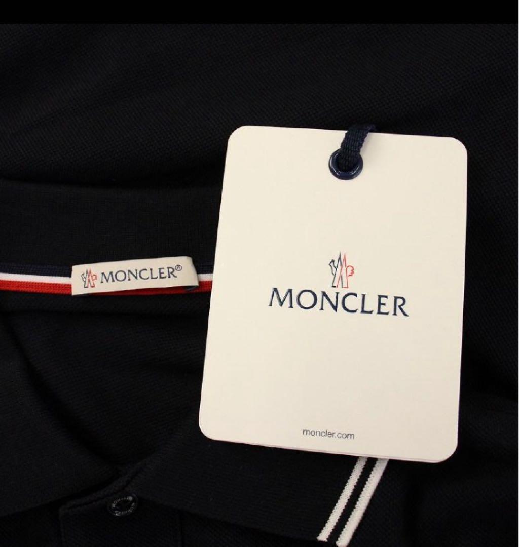 新品未使用　モンクレールMONCLER メンズポロシャツ　XS 黒