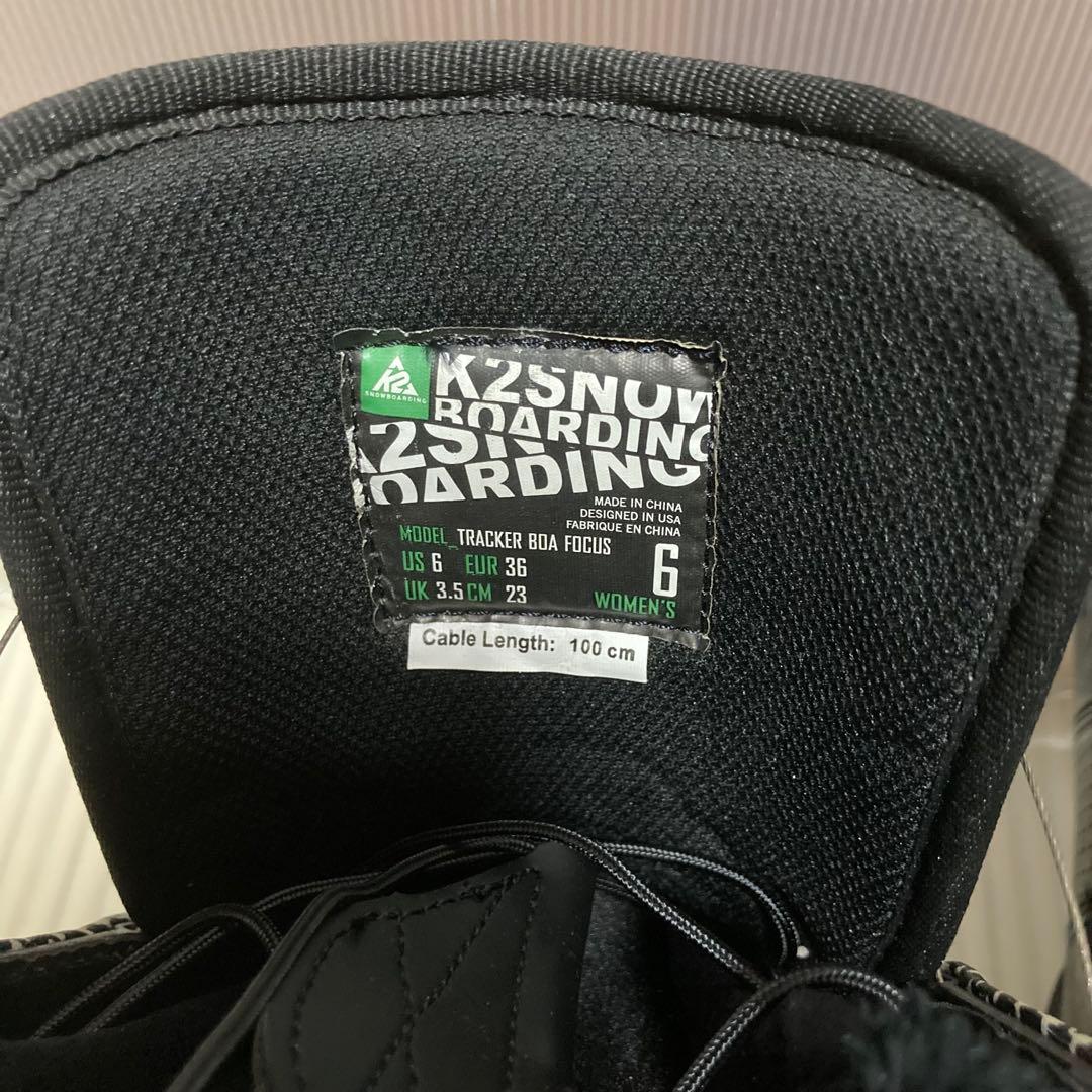 K2 トラッカー　ダブルBOA Vibram ビブラム　ソール　23cm
