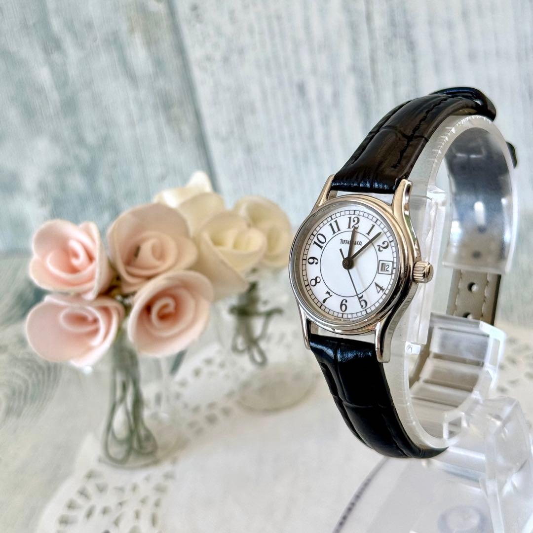 【電池交換済】TIFFANY&Co ティファニー 腕時計 クラシック レディース