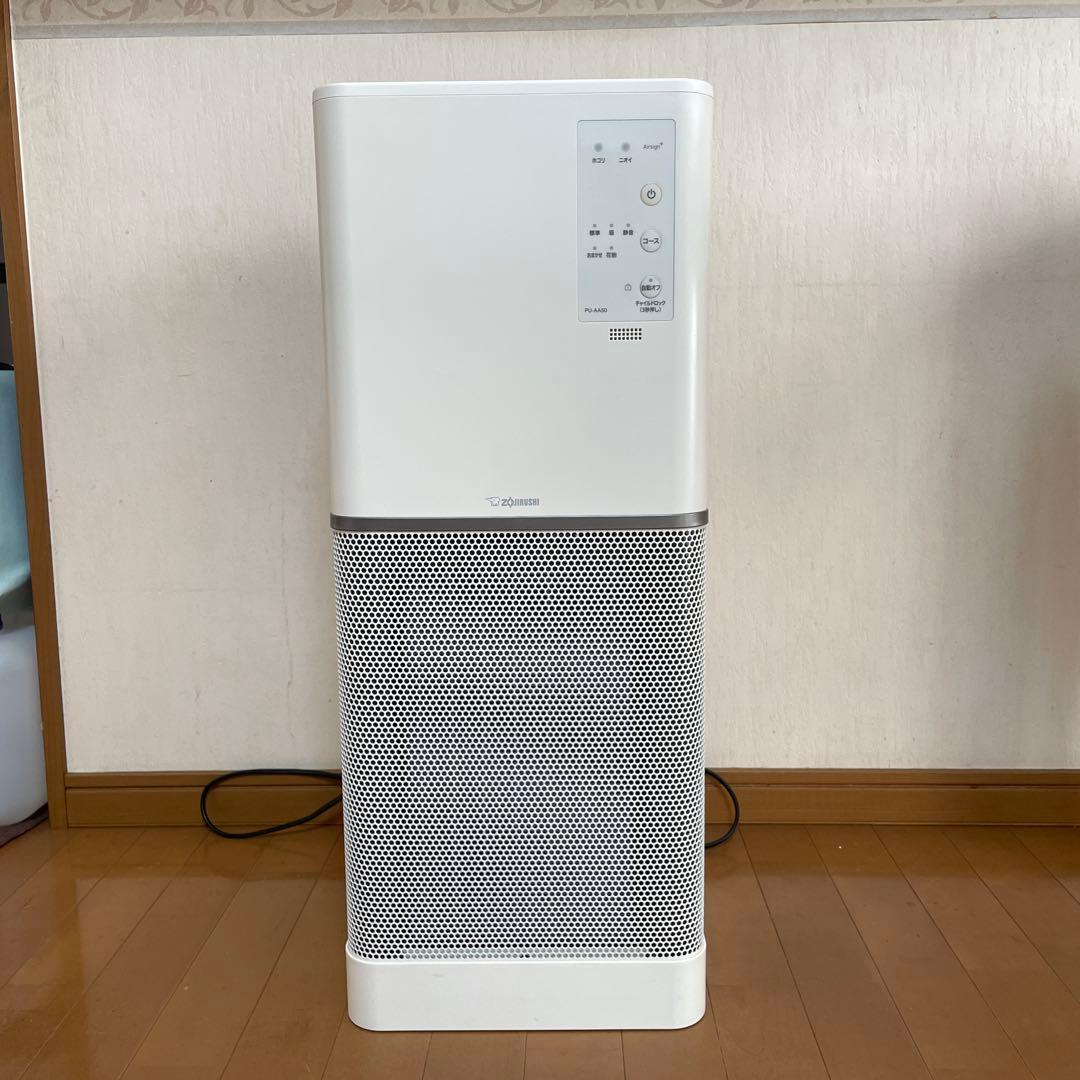 象印 タワー型空気清浄機 PU-AA50型