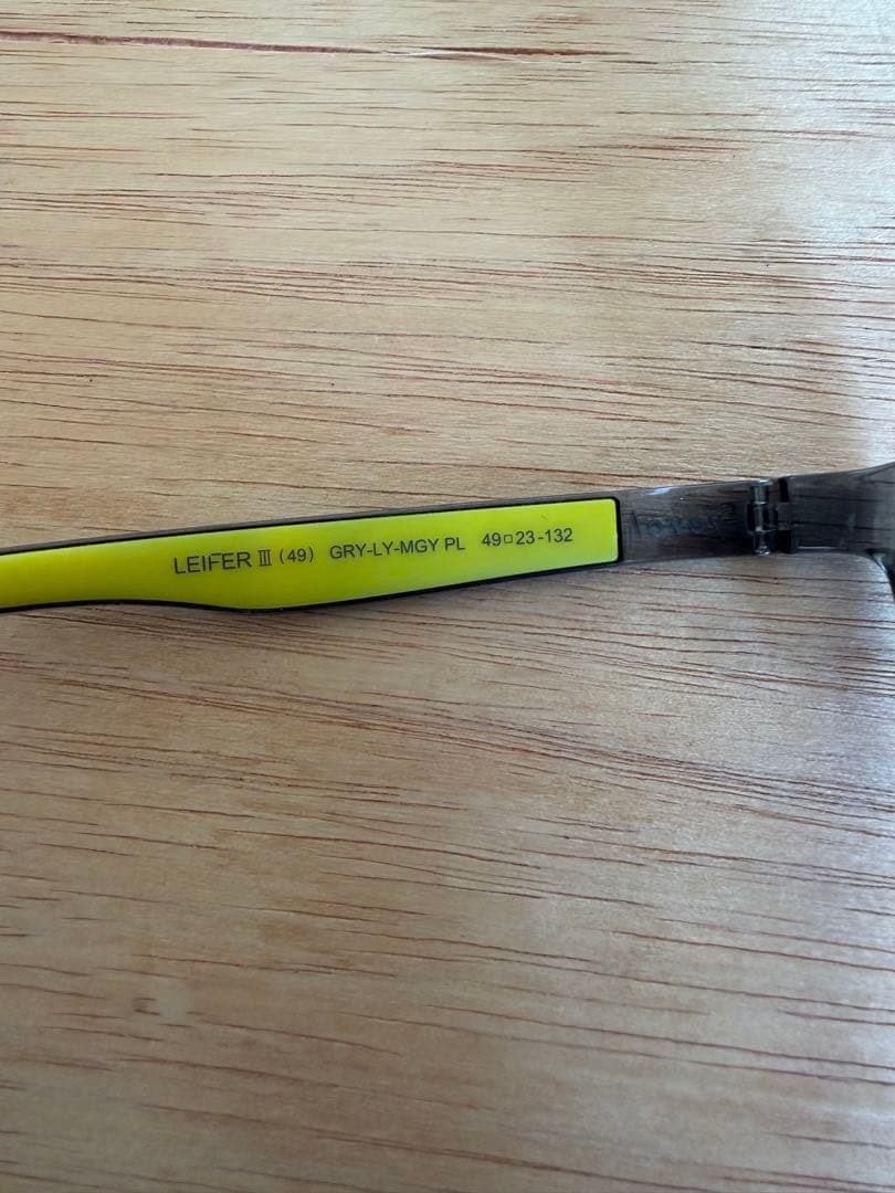 美品 eyevol LEIFER3 GRY-LY-MGYPL-M.GR偏光レンズ