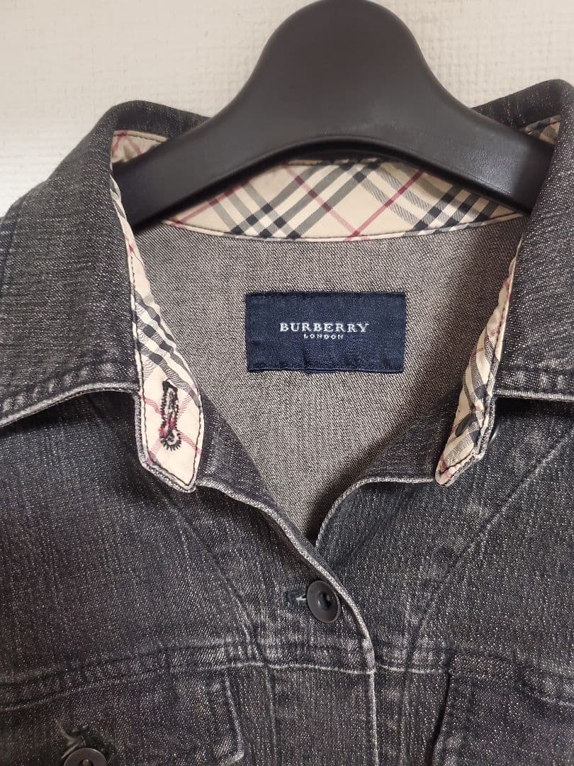 【美品】BURBERRY LONDON デニムジャケット Gジャン 15BR