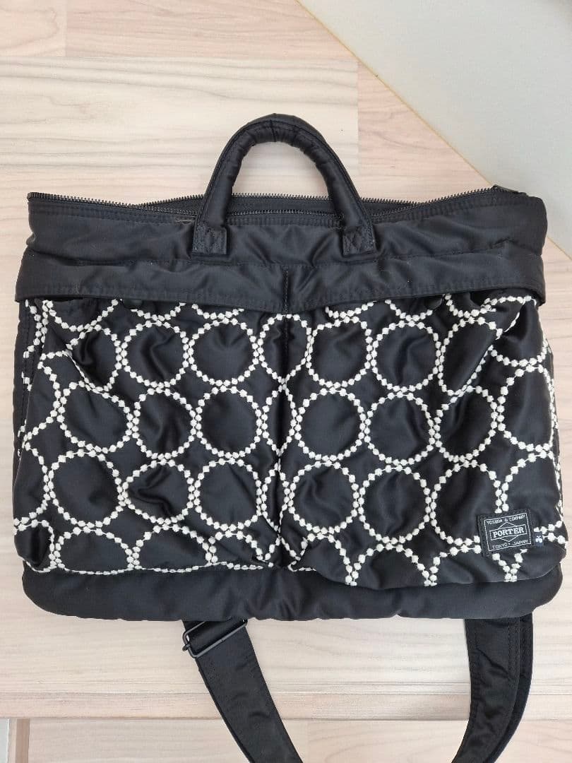 ミナペルホネンポーター ショルダーバッグ ブラック