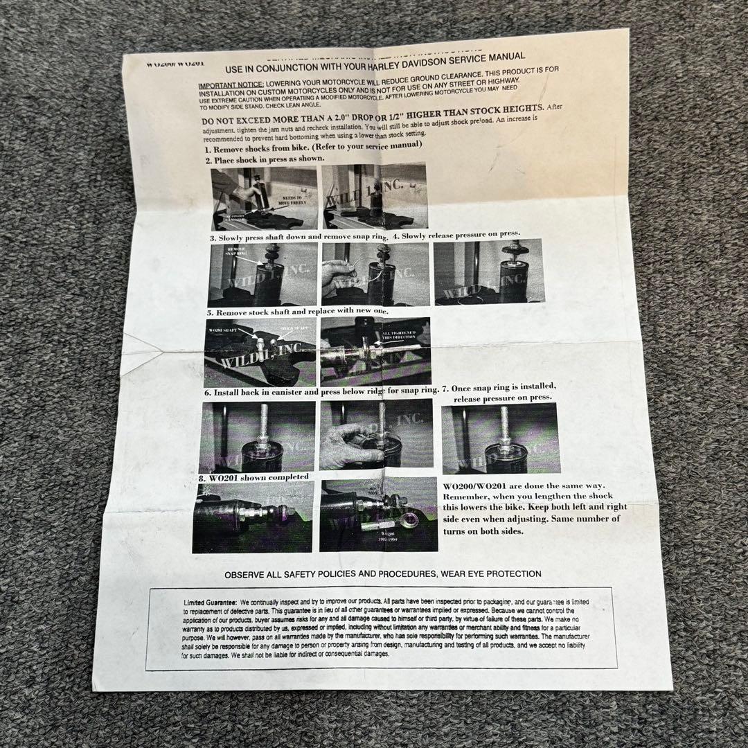 エボ ソフテイル ローダウン FXST FLST 1304-0075