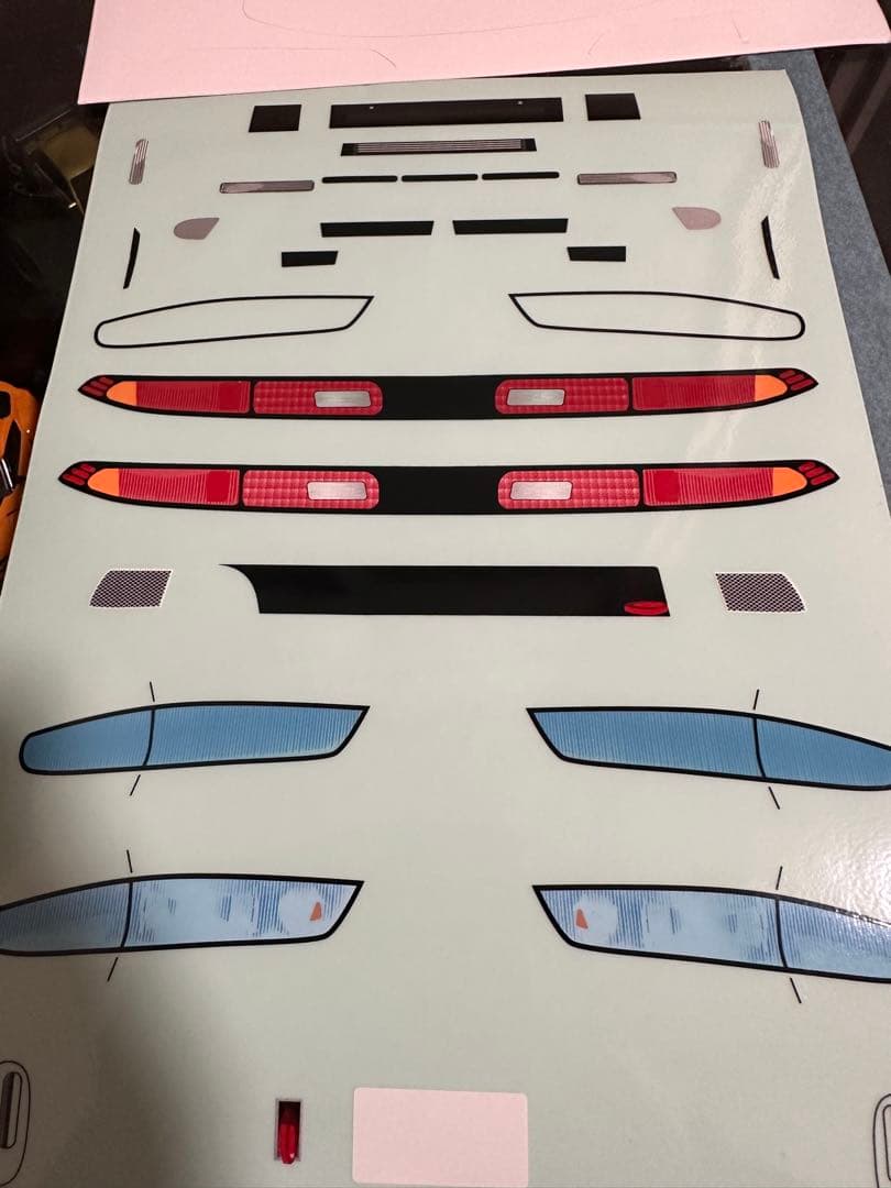 最終希少ヨコモS14前期シルビア後期アディクションフルエアロ　仮組済み未塗装品