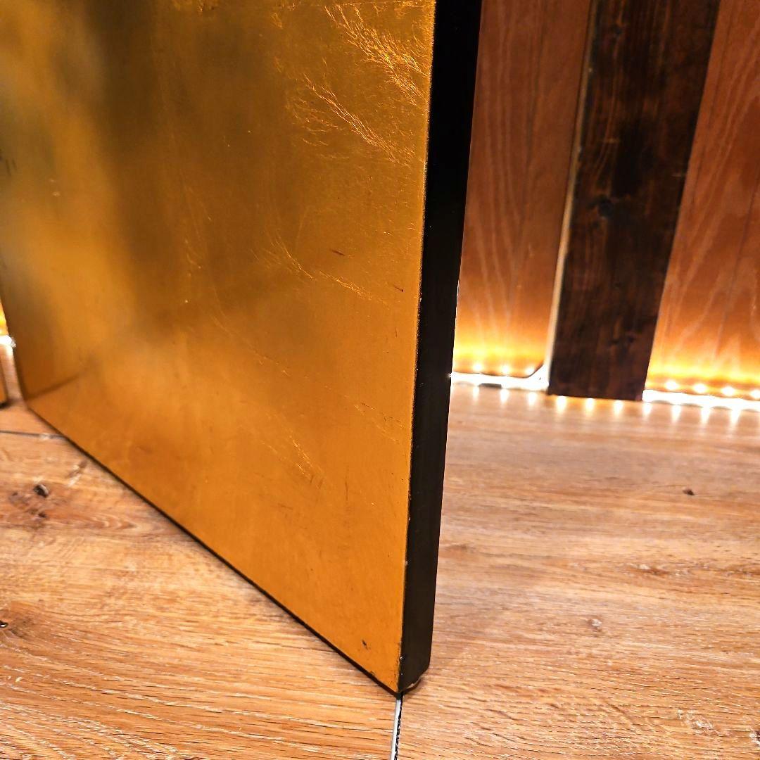 金箔 漆塗り ヴィンテージ屏風 衝立 パーテーション 縁起物 風水 金運アップ