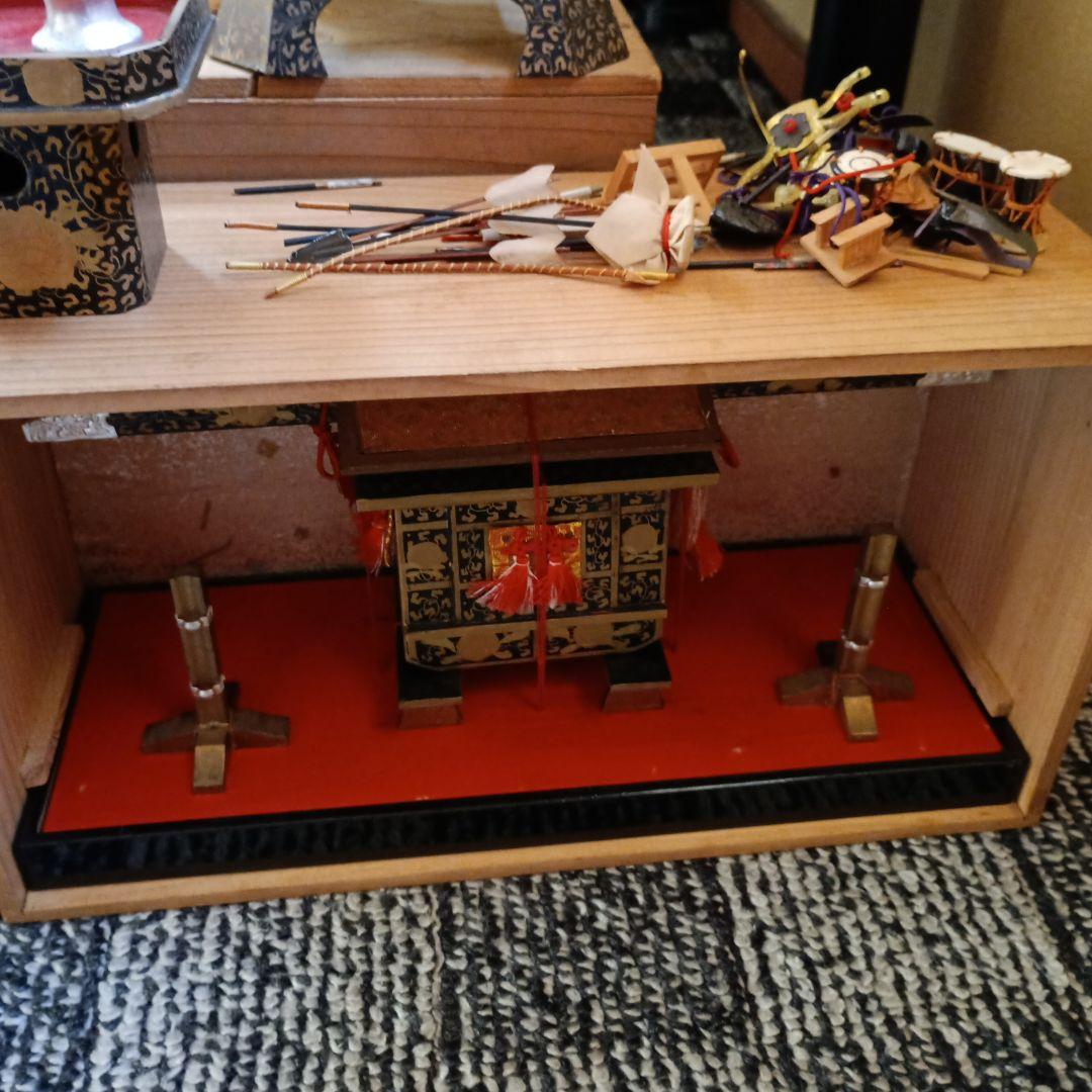 お値下げ♥雛人形 御殿飾り　伝統的な雛人形セット 昭和30年レトロ♥