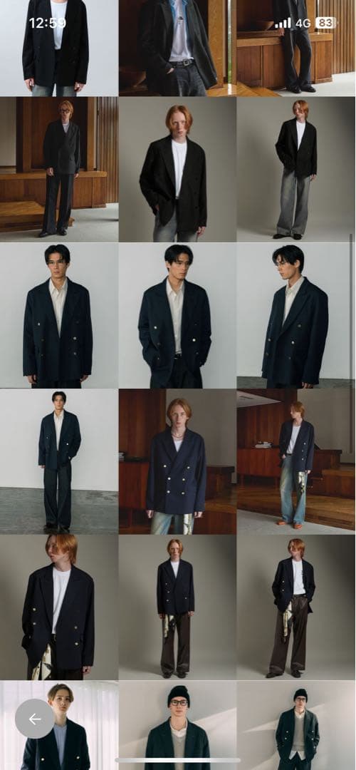 ダブルジャケット&スラックスSetUp【LEAD PROJECT】試着のみタグ有