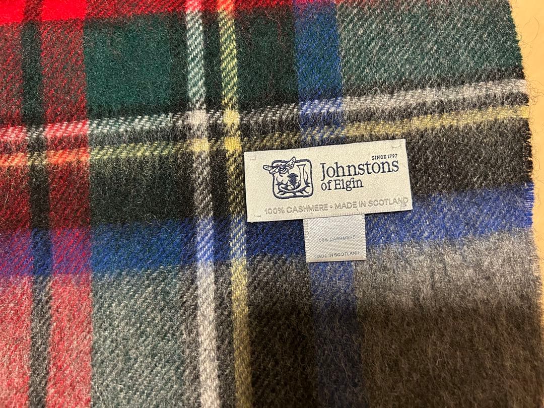 Jeanny 様_Johnstons of Elgin カシミヤストール大判