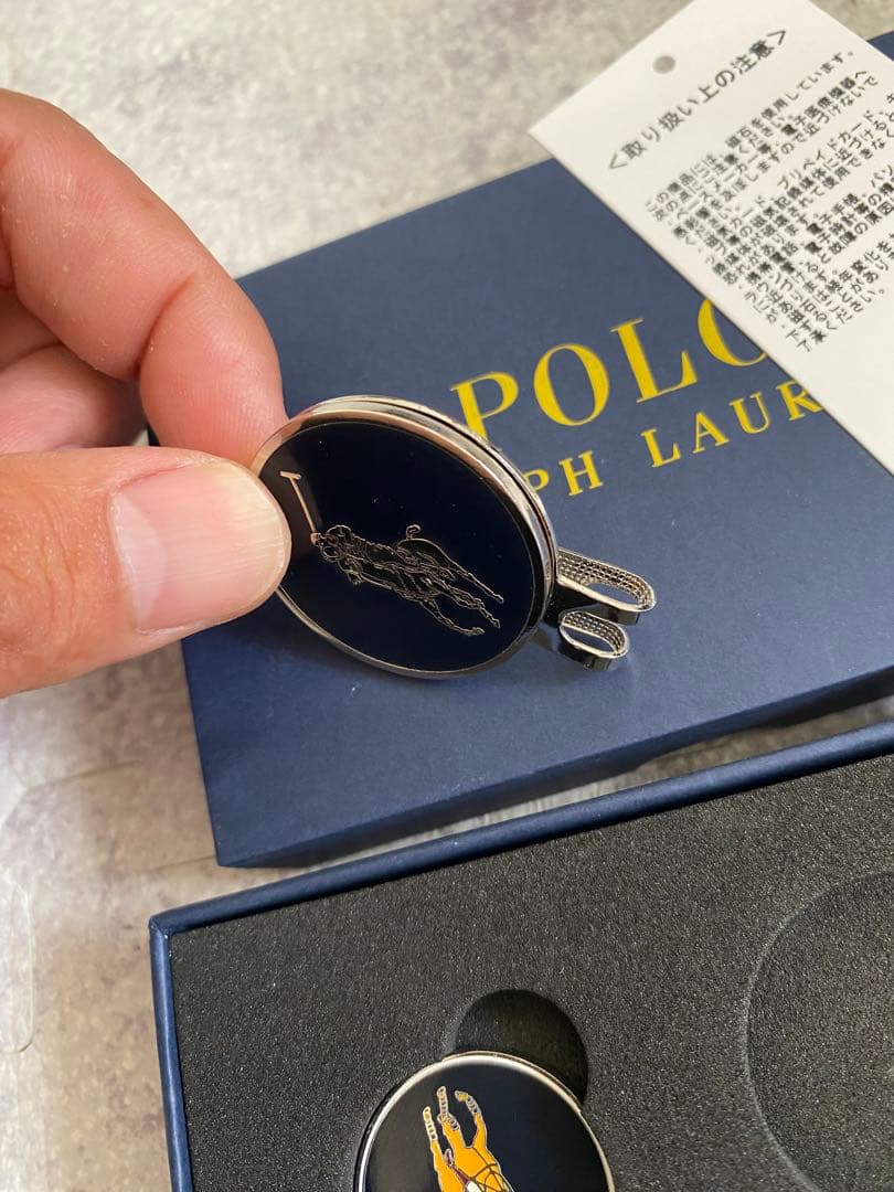 新品　ポロ ラルフローレン　マネークリップ
