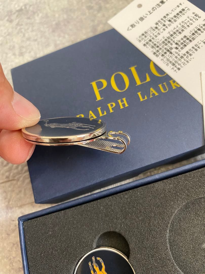 新品　ポロ ラルフローレン　マネークリップ