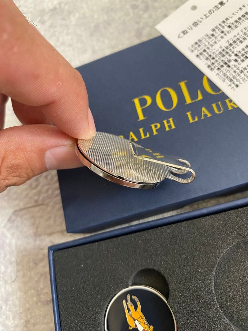 新品　ポロ ラルフローレン　マネークリップ